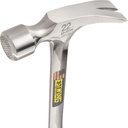 22 Oz  Framing Hammer W/ Milled Face , Blue Grip