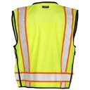 Kishigo S5000 Professional Surveyors Safety Vest - Yellow/Lime