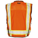 Kishigo S5001 Professional Surveyors Safety Vest - Orange