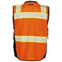 Kishigo S5003 Black Series Surveyor Safety Vest - Orange