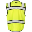 Kishigo S5004 High Performance Surveyors Safety Vest - Yellow/Lime