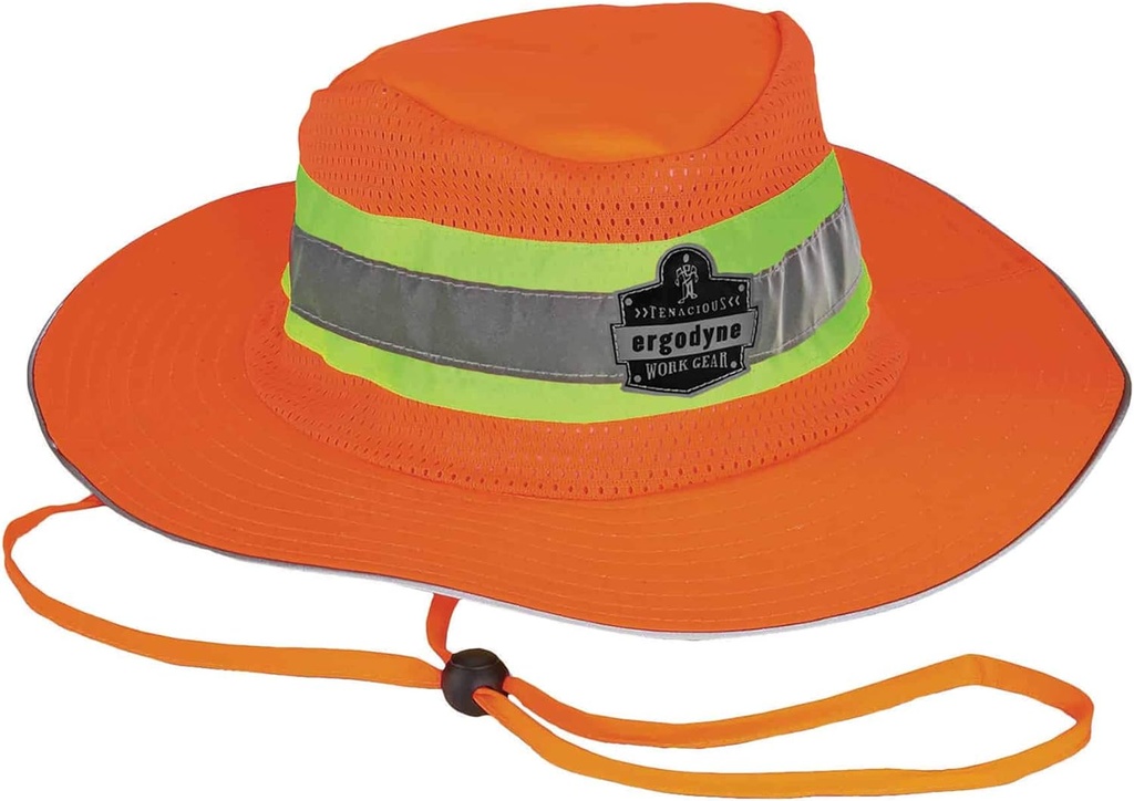 Full Brim Flo Orange Lg-XL Hi Vis Safari Hat