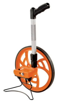 MEASURING WHEEL, 3 FT CIRC, MOLDED SPOKE, UNITS: FT & 10THS