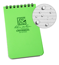 SPIRAL NOTEBOOK - UNIVERSAL - HI VIS GREEN