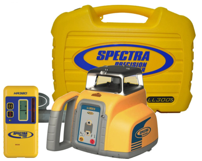 LL300s Laser Level, HL 450 Receiveer, C45 Rod Clamp, Alkaline Batteries, Carry Case