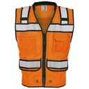 Kishigo S5005 High Performance Surveyors Safety Vest - Orange